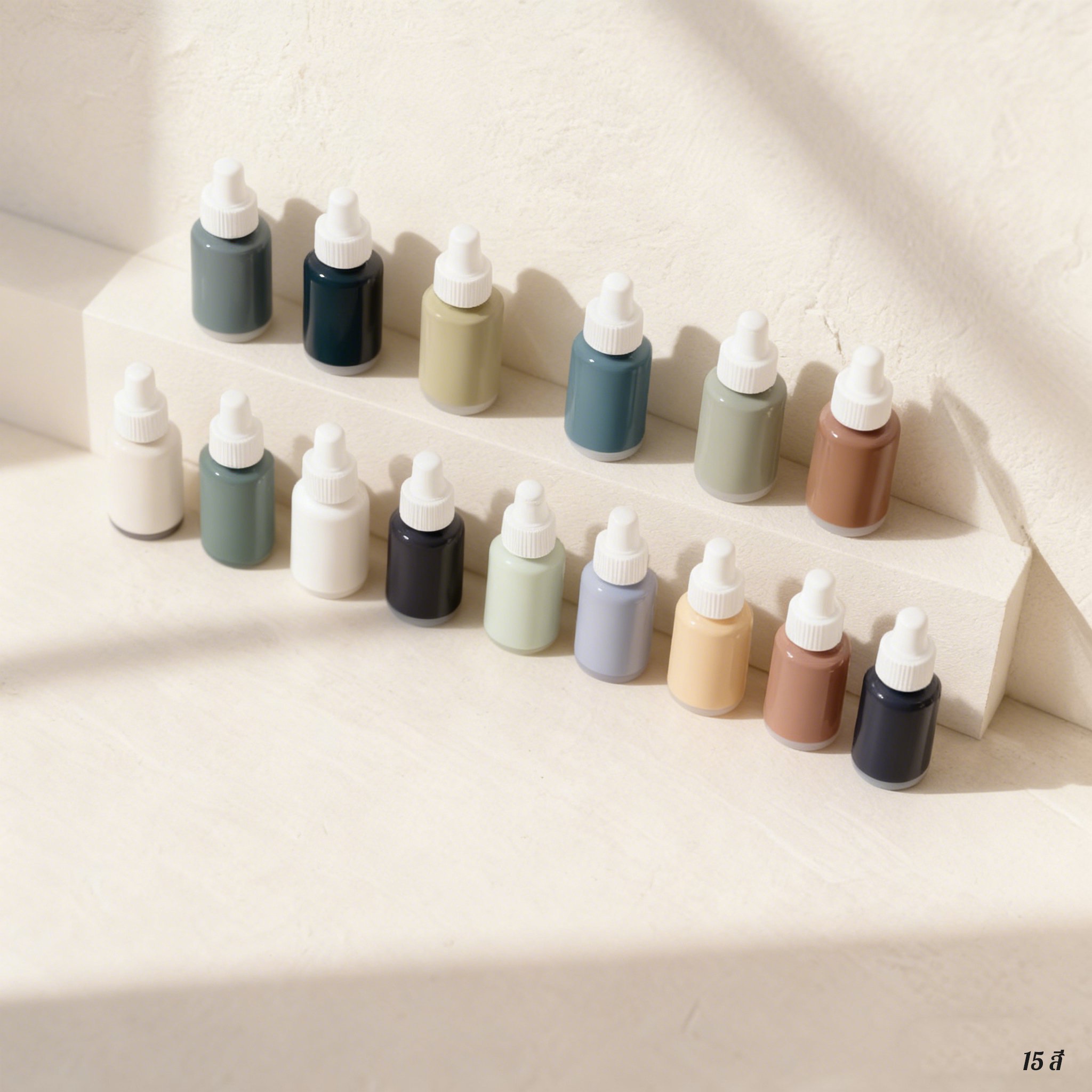 กล่องชุดสีน้ำพร้อมพู่กันสำหรับวาดภาพ