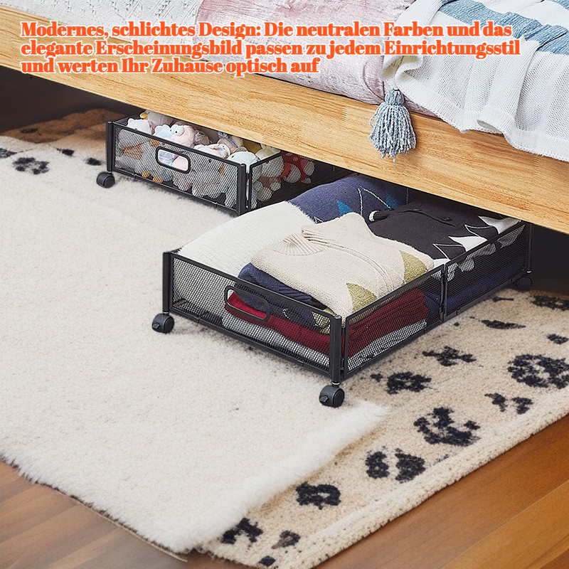 Faltbare Aufbewahrungsbehälter für Kleidung und Bettwäsche