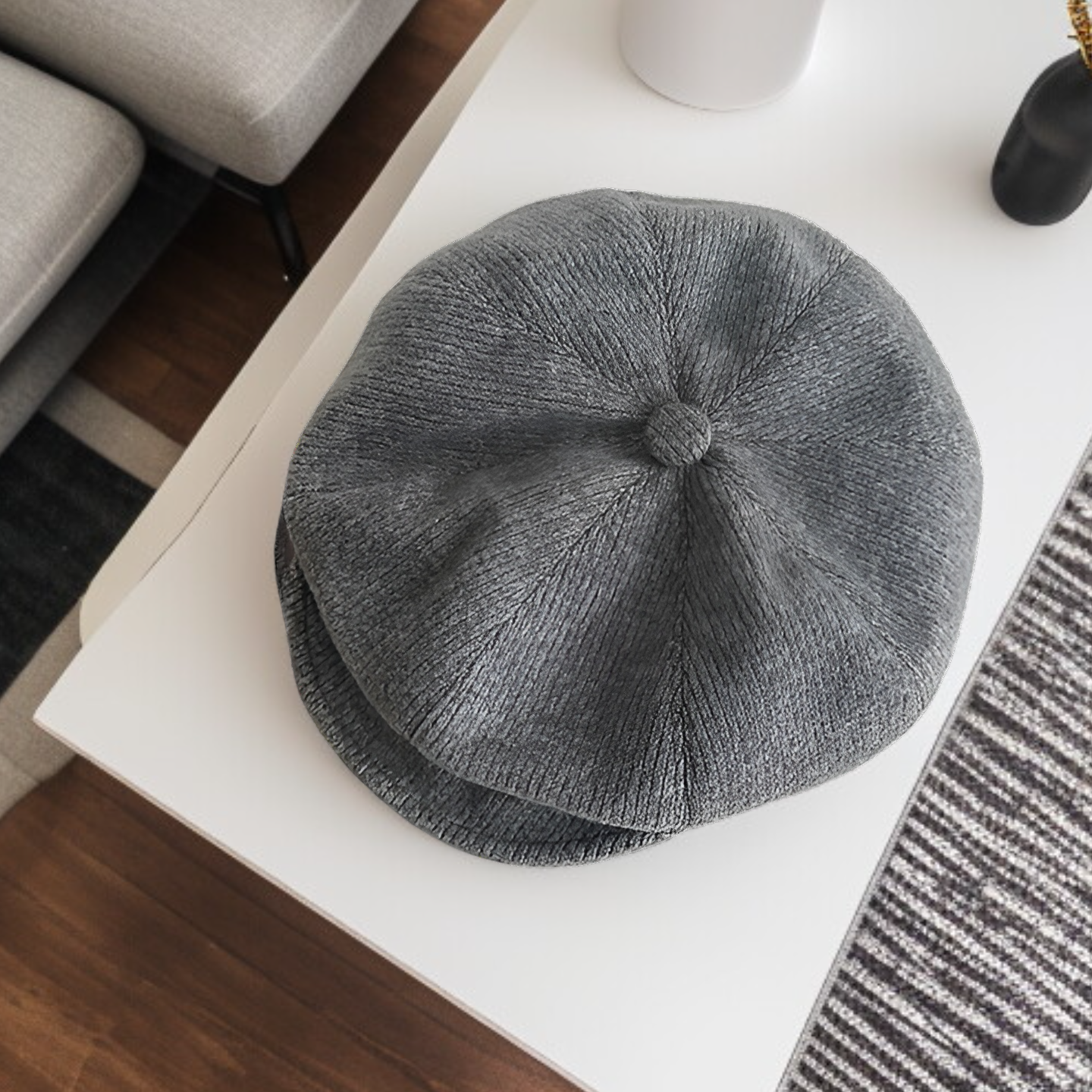 가을겨울 한풍 캐주얼 팔각모 여성용 보온 얼굴 작아보이는 화가모자