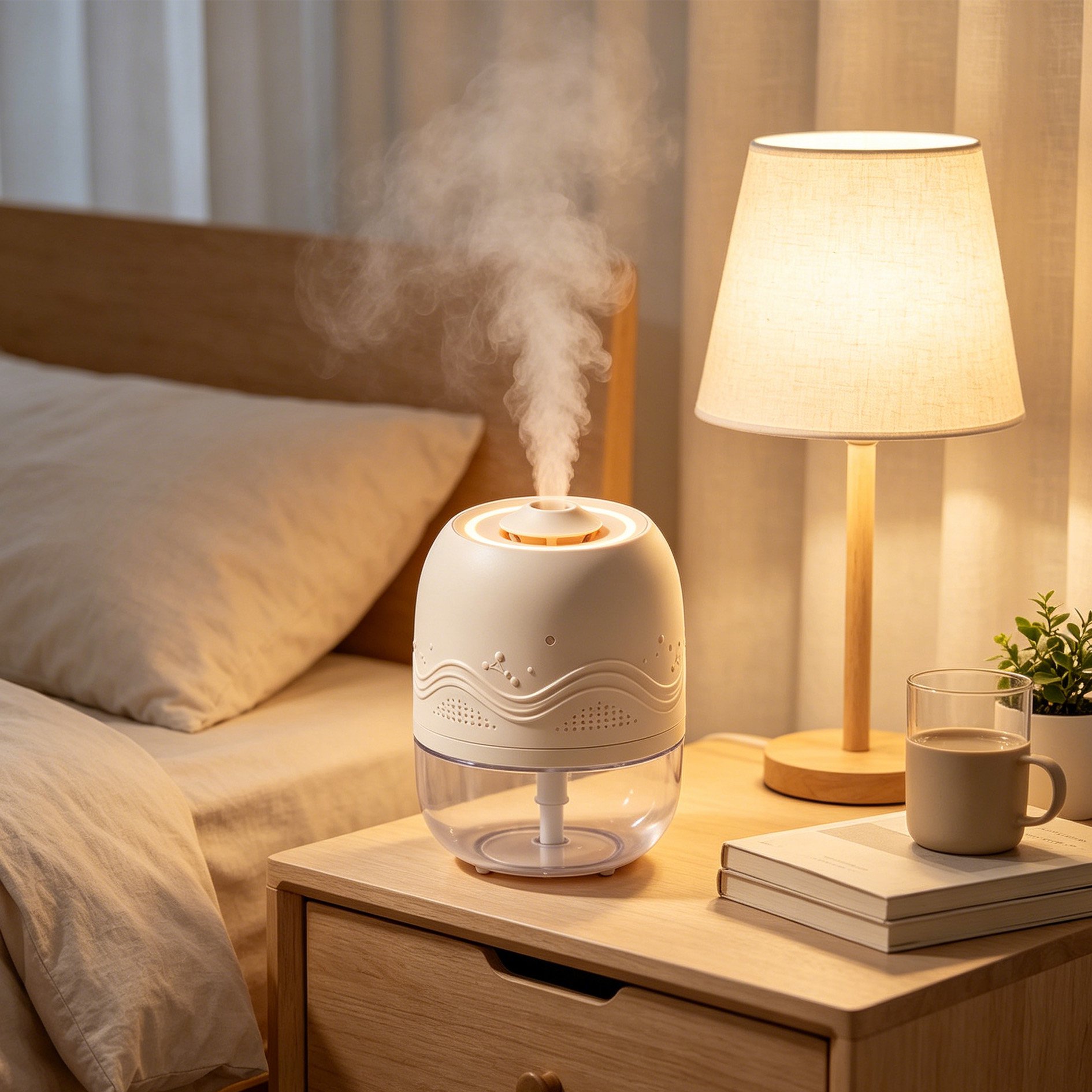 Silent Bedroom Air Humidifier