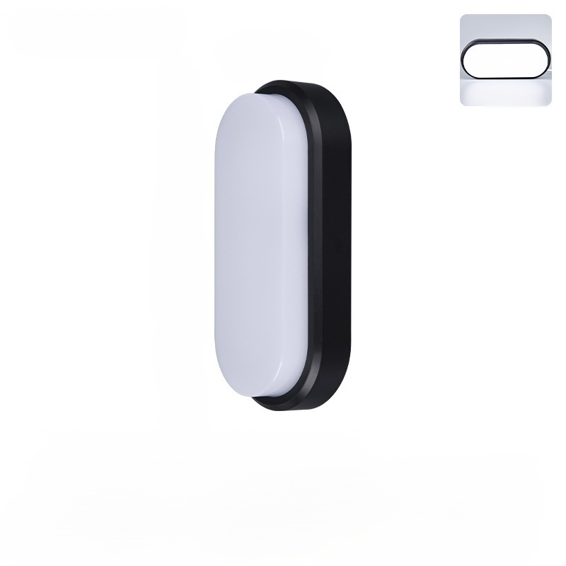 屋外用楕円形天井壁ライト