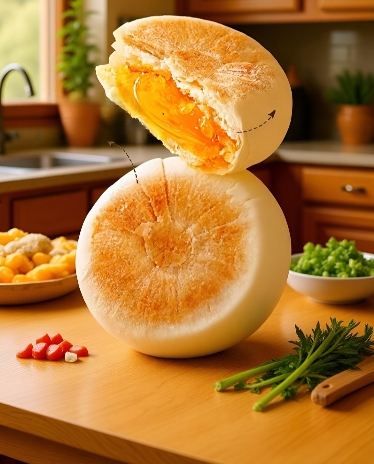 두리안케이크 단면 샷