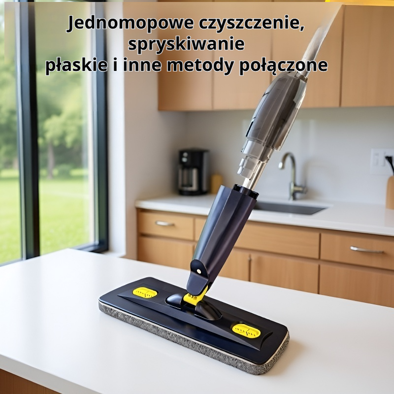Spryskiwacz mop, suchy i mokry, bez konieczności mycia rąk