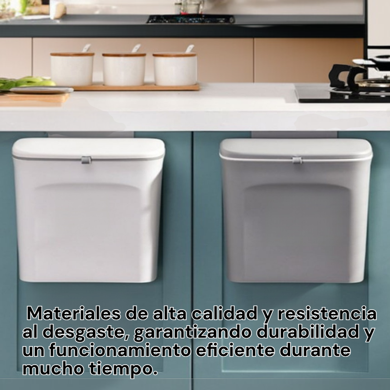 Cubo de basura deslizante para puerta de gabinete, colgante para cocina y baño