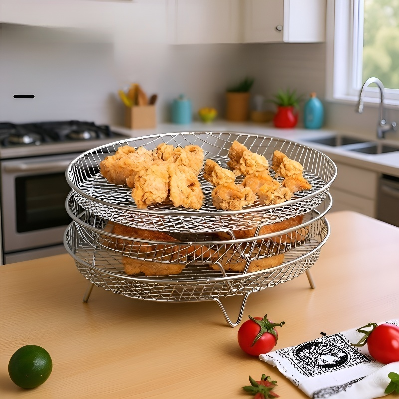 ステンレス製エアクッカーバスケット