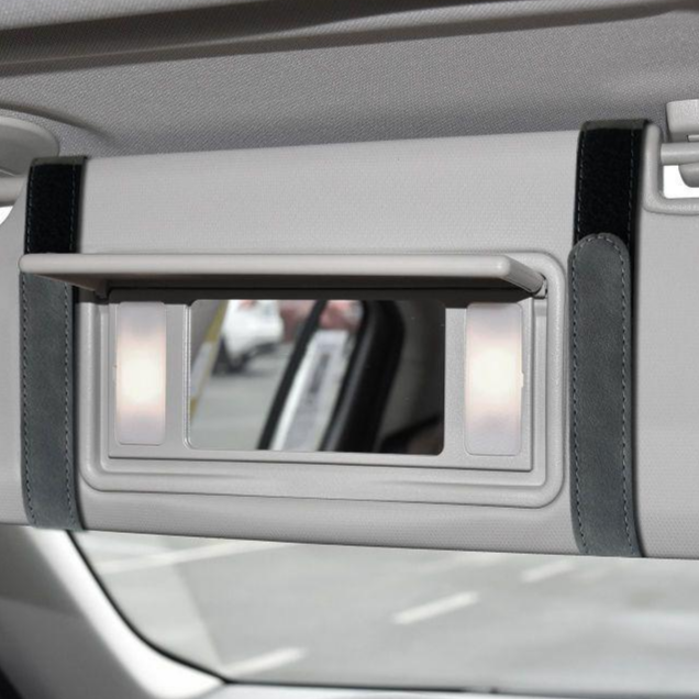 Multifunktionale Sonnenblende Auto Aufbewahrungstasche Leder Karten- und Brillenhalter