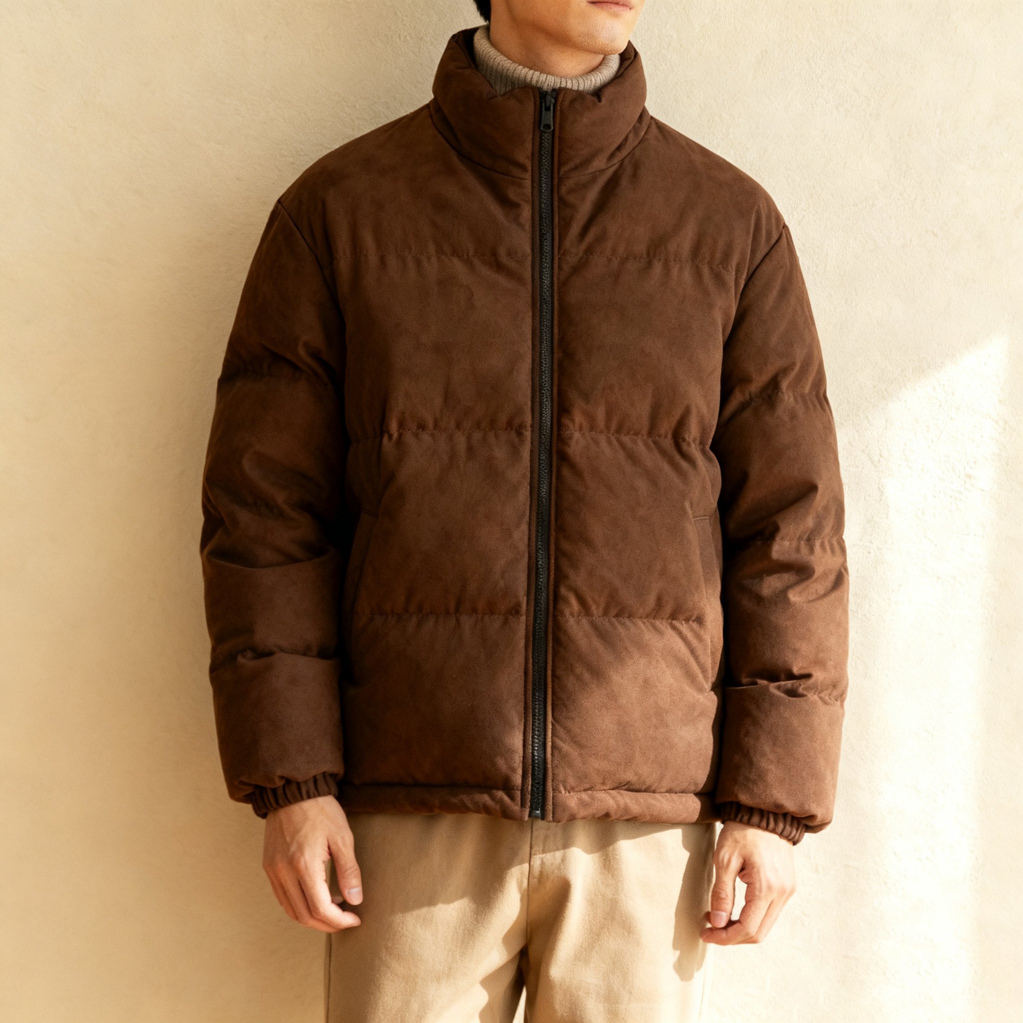 メンズコットンパーカー