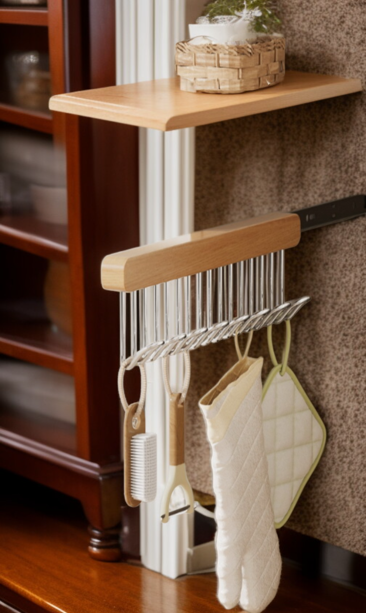 省スペース設計のウェーブハンガー使用イメージ