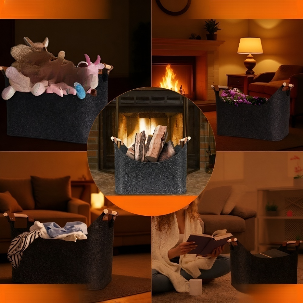 軽量フェルト素材のショッピングバッグ