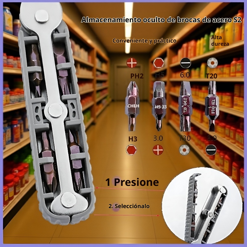 Destornillador Multifuncional Ultraligero para Hogar