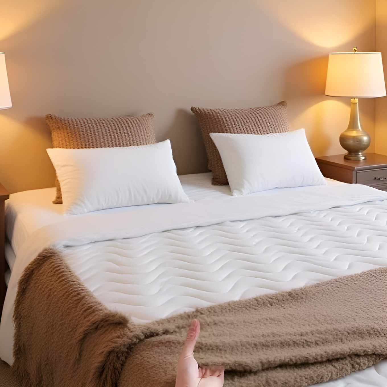 메모리폼 구조와 편안함 강조