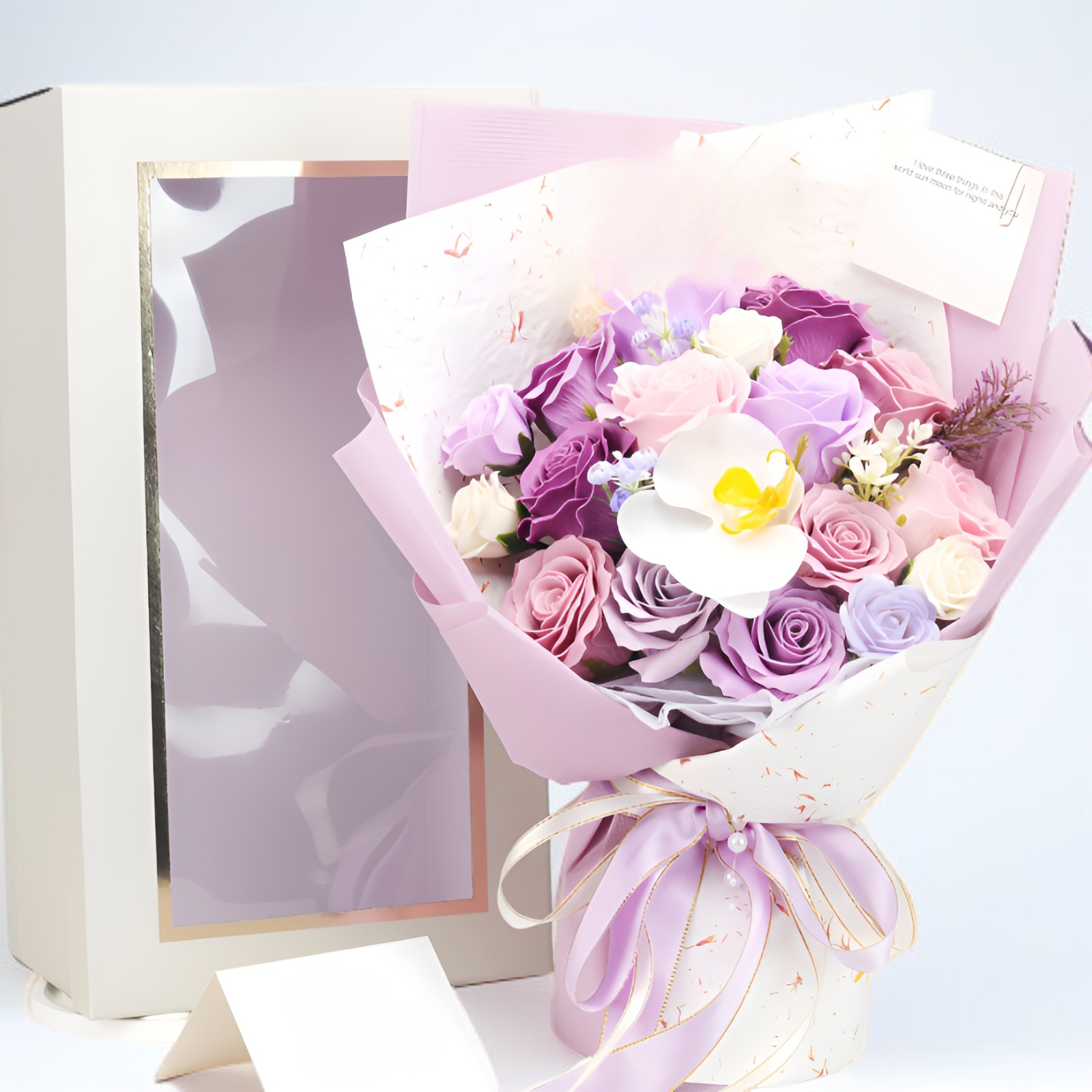 18 cajas de regalo de flores