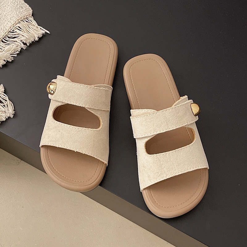 Casual Versatile Single Strap Slippers