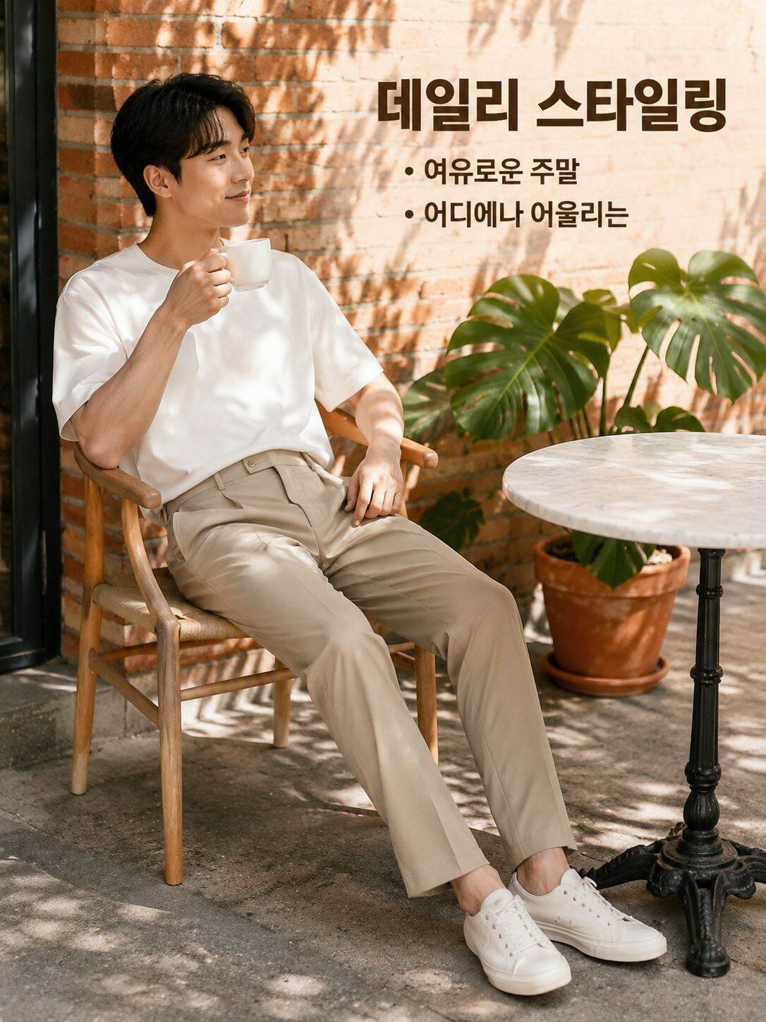 고퀄리티 삼방 냉장고 캐주얼 바지 남 여름 신상 한국 스타일 패션 비즈니스 정장 스판 바지 남