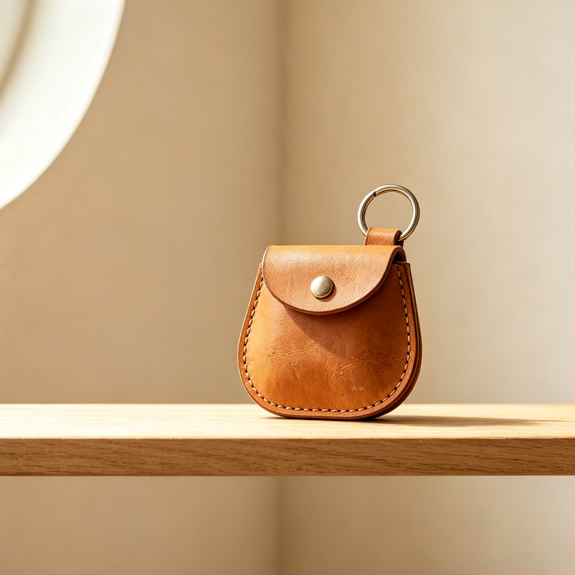 Leather key pouches (5 pieces)