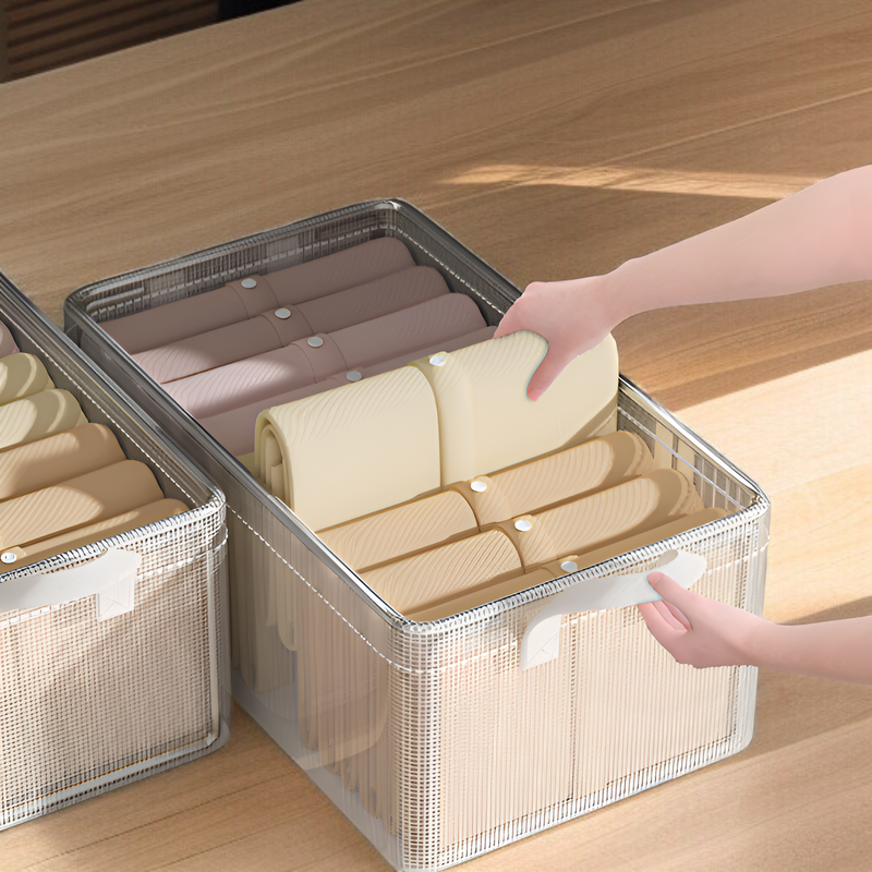 8個パック 衣類収納ボックス 家庭用衣類・パンツ収納ボックス ワードローブ 階層型収納 アーティファクト収納フレーム バスケット