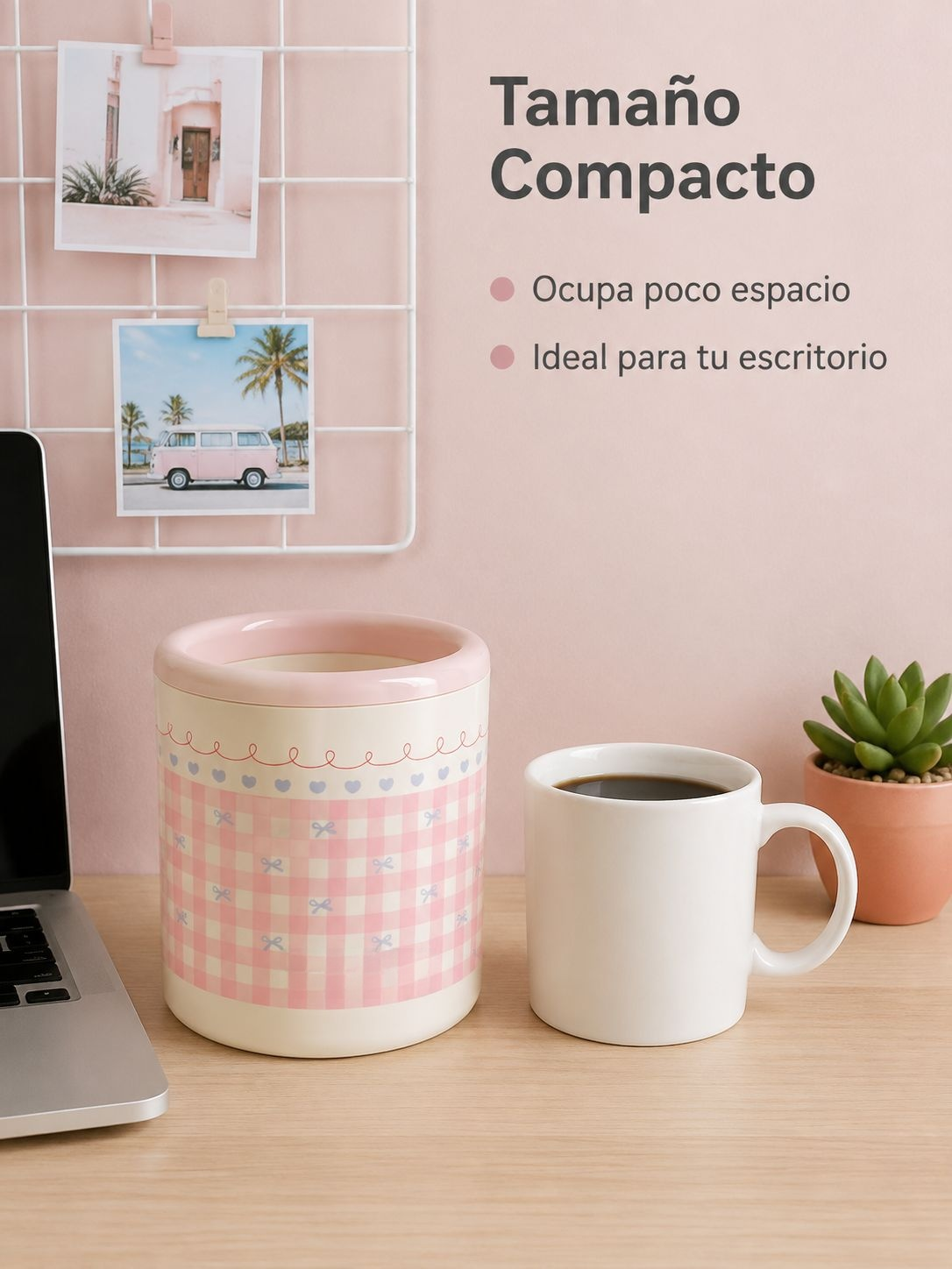 Portalápices de plástico de diseño elegante para oficina