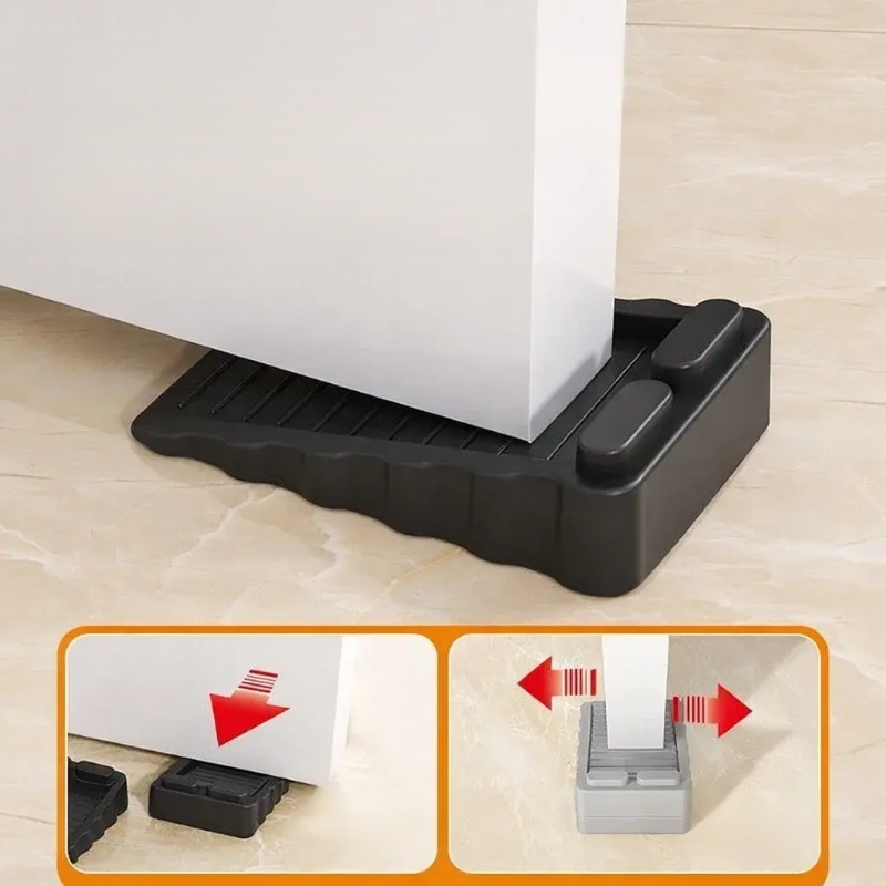 No-Installation Removable Door Lock, Two-Way Rotation, Anti-Slip & Windproof Design