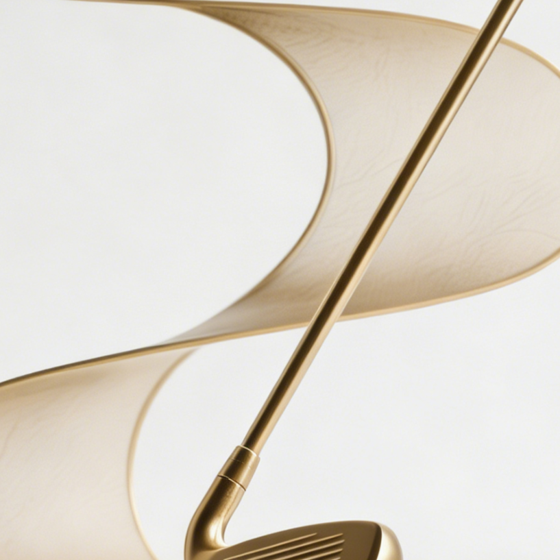 인체공학적 디자인의 골프 클럽 손잡이