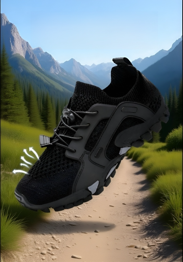 Outdoor adventure boots with ankle support