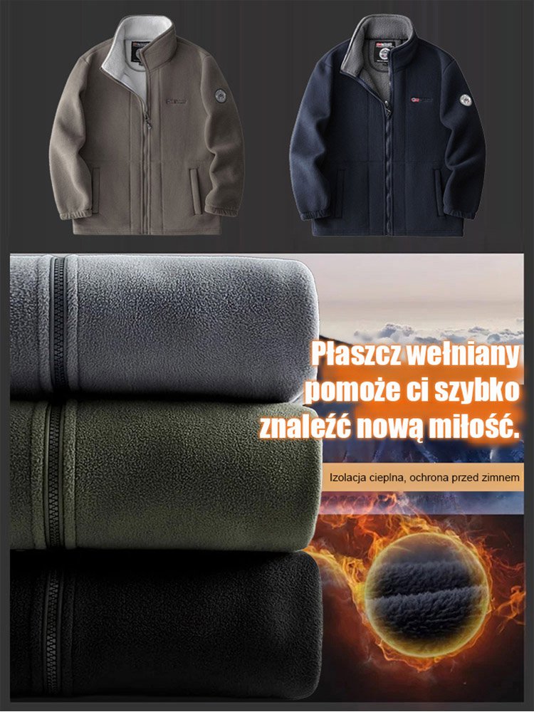 Dwuwarstwowa kurtka polarowa dla mężczyzn