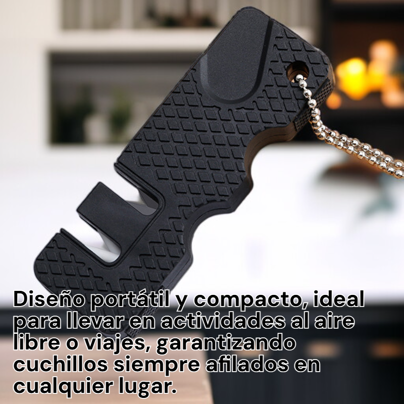  Afilador manual rápido para uso doméstico y actividades al aire libre