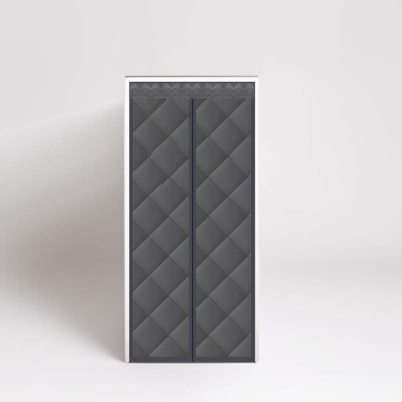 두꺼운 자석 흡인 커튼 방풍 자흡 가정용 걸이 커튼 에어컨 겨울 보온 방한 보온 커튼