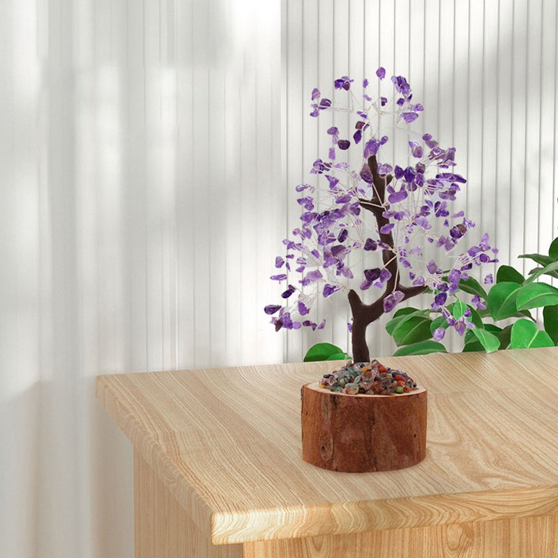 カラフルな天然クリスタルツリー