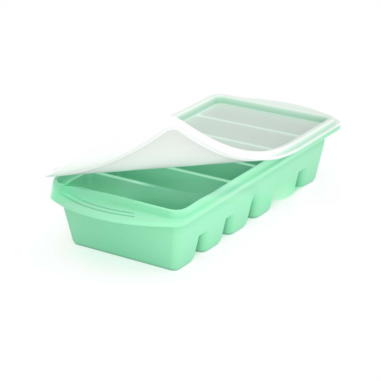 Household 4-Grid Ice Cube Tray with Lid