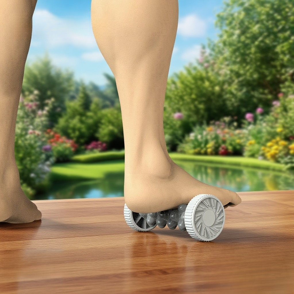 滾軸按摩器輕巧便攜設計