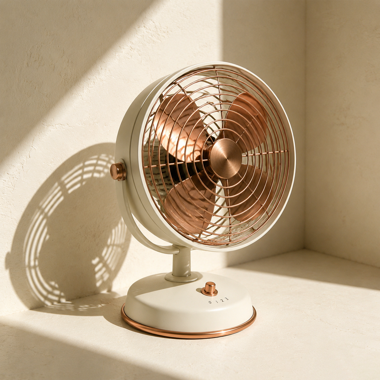 Energiesparender Tischventilator