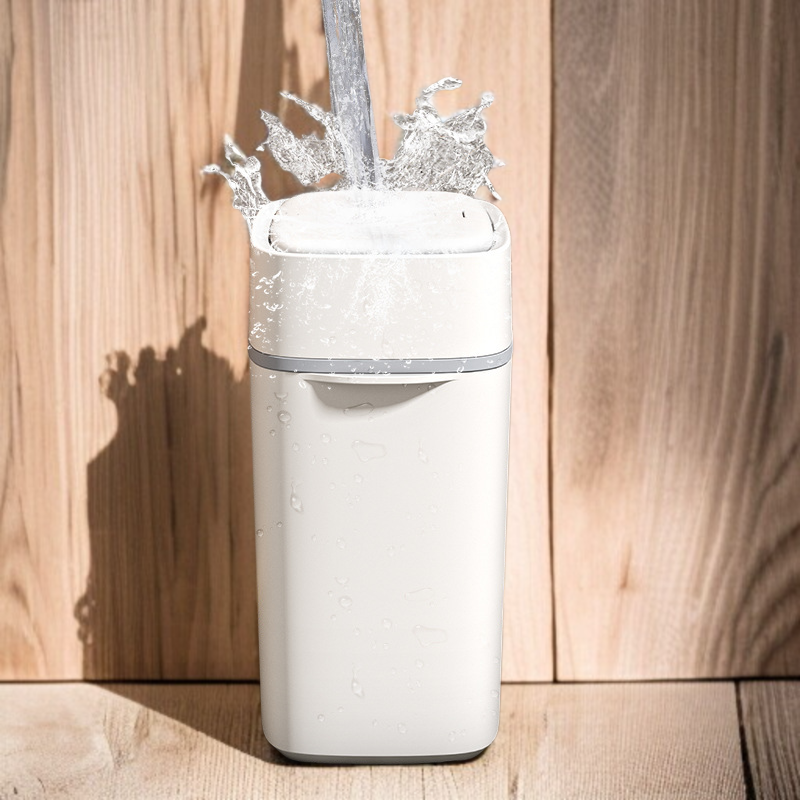 世帯のふたが付いている台所不用な大箱 ペーパー バスケット押しのタイプ浴室の不用な大箱