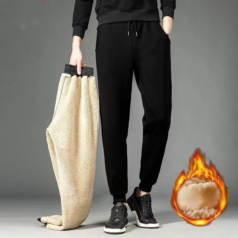 加厚羊毛運動長褲，保暖舒適，版型合身