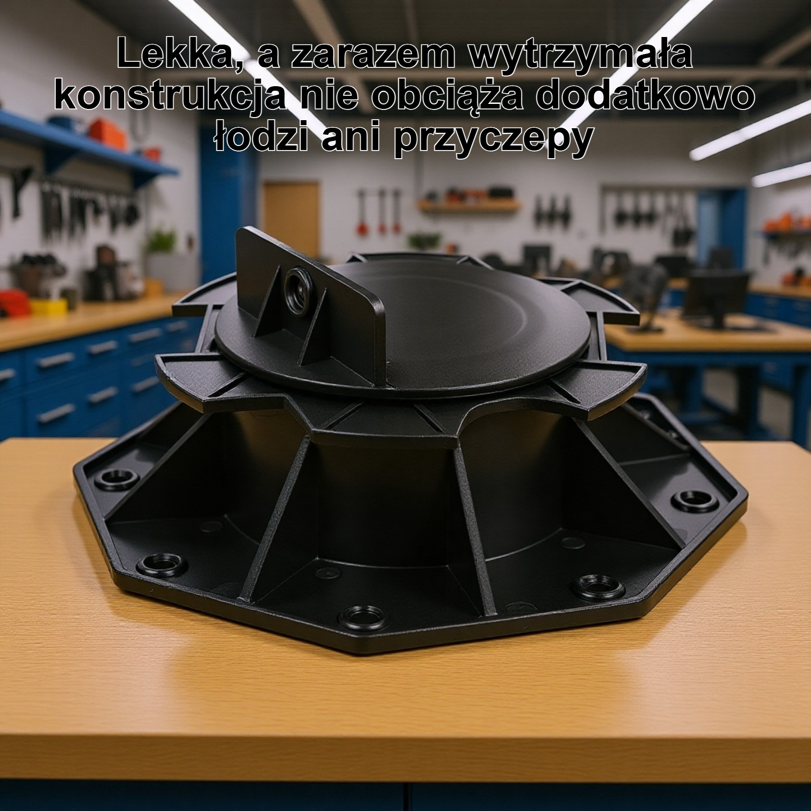 Plastikowy wspornik kilu do łodzi – szczegóły wykonania