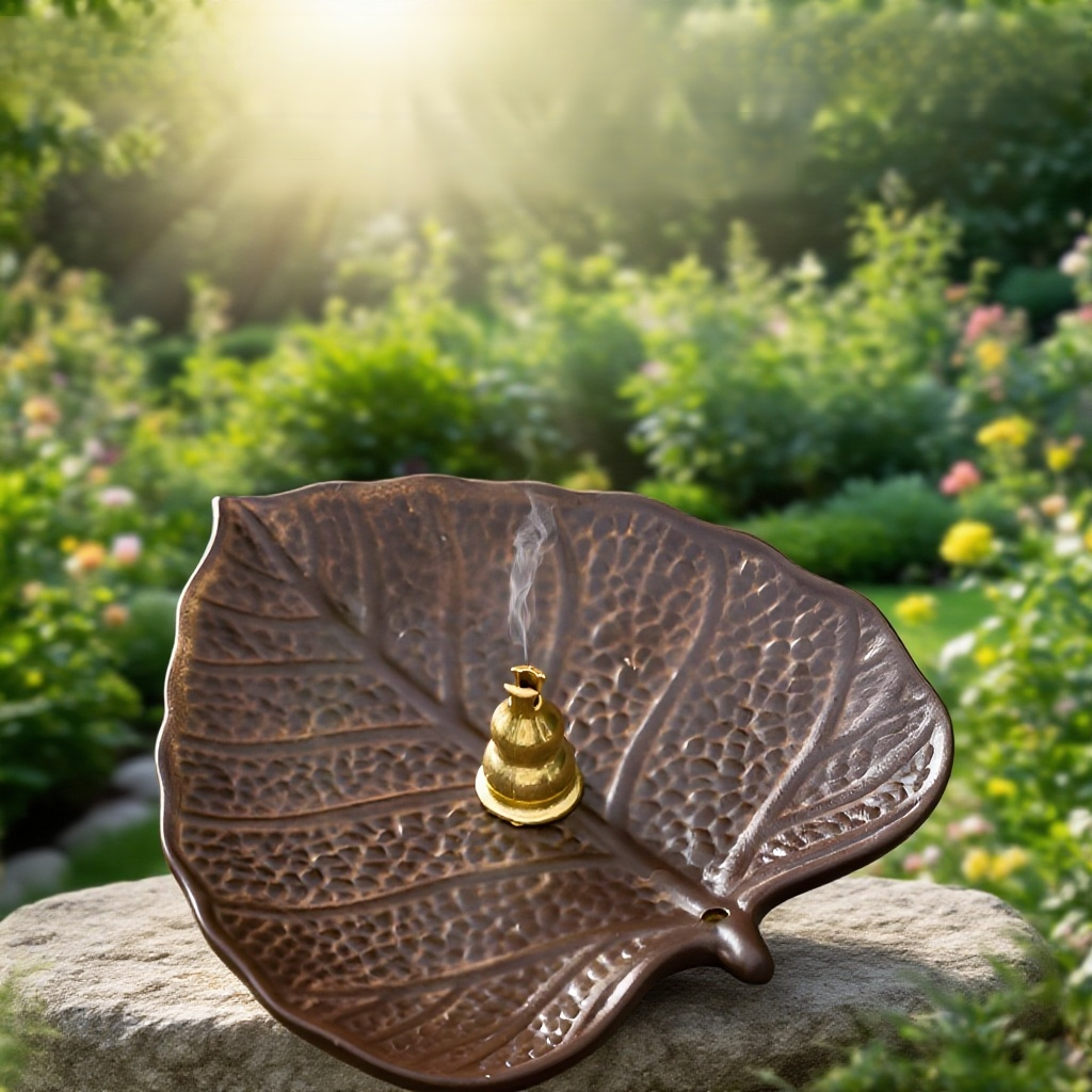 도자기 은행모양 향로 전체 이미지