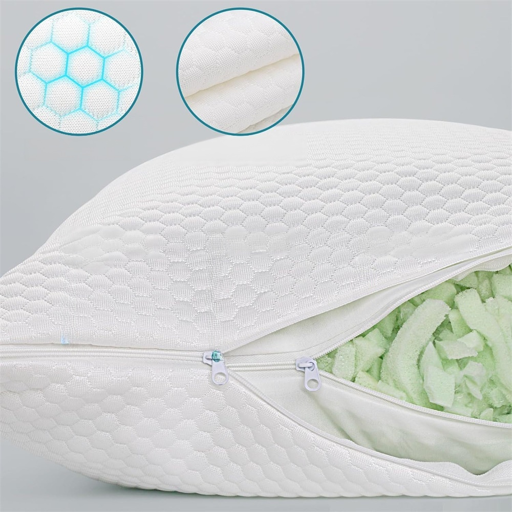 顆粒記憶フォームネックピロー