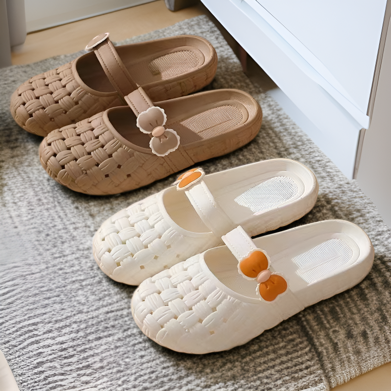 미끄럼 방지 부드러운 여성용 욕실 슬리퍼 통기성 샌들