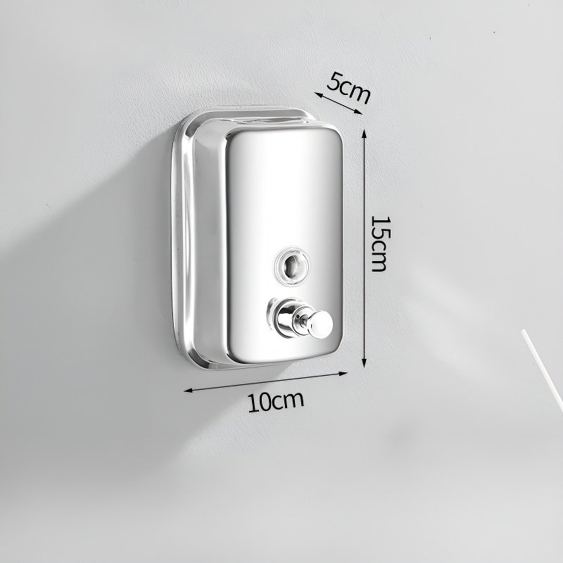 Dávkovač dezinfekce na ruce z nerezové oceli bez vrtání