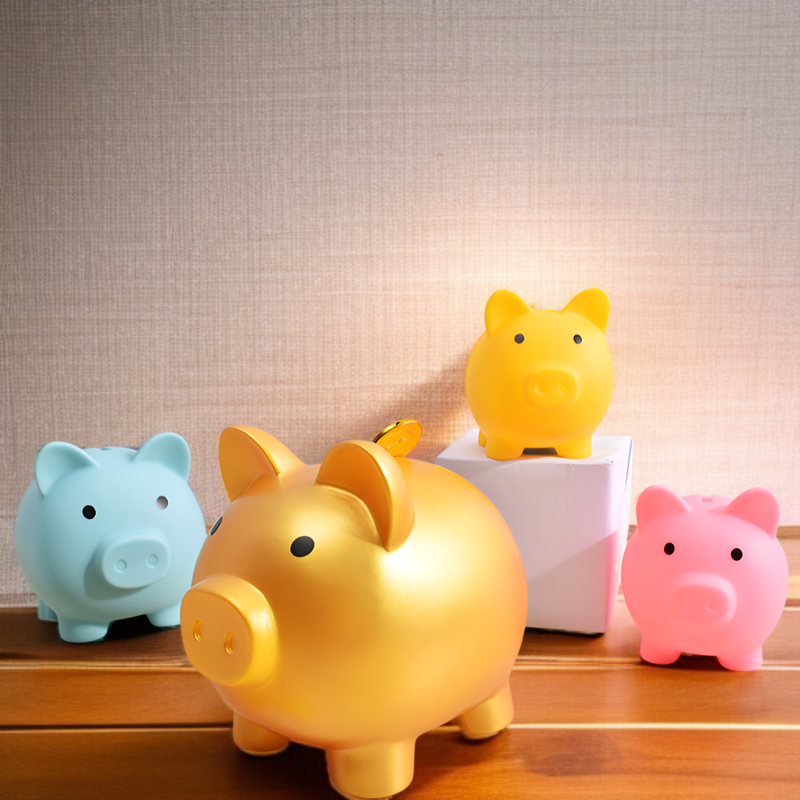 ゴールデンピッグ貯金箱 クリエイティブ 子供用 小さなギフト 貯金箱 エナメル 子供用 豚 ゴールデンピッグ 卸売