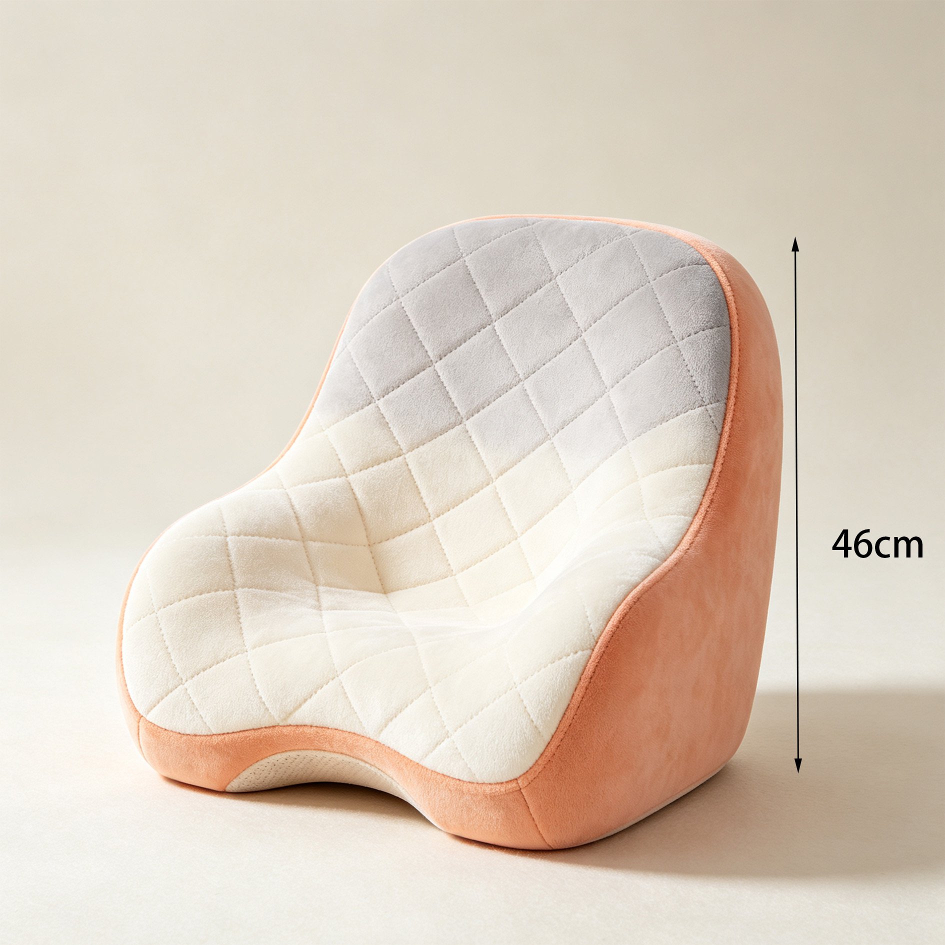 Memory foam back support cushions