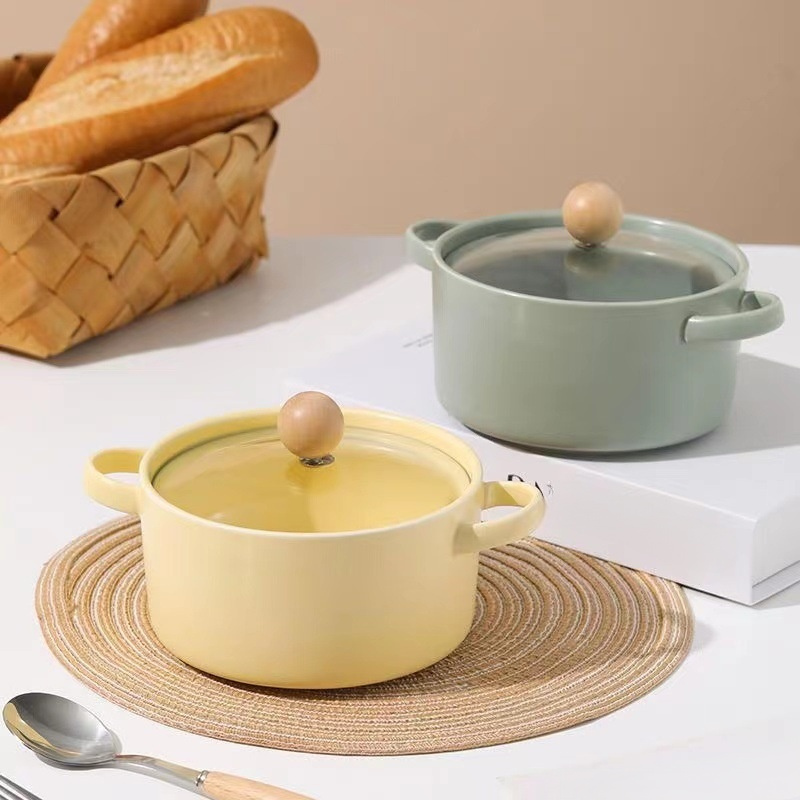 Multi-purpose Ceramic Bowl with Lid