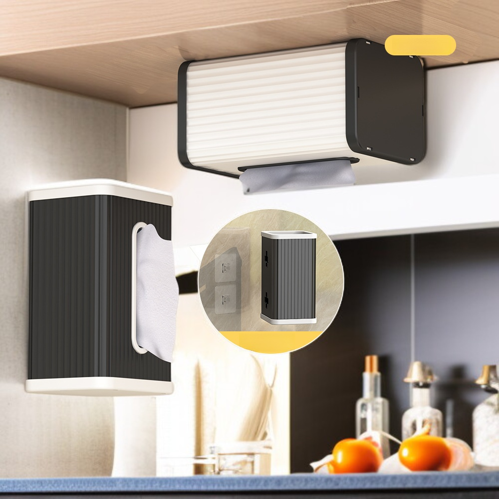 펀치프리 욕실 벽걸이 티슈 케이스