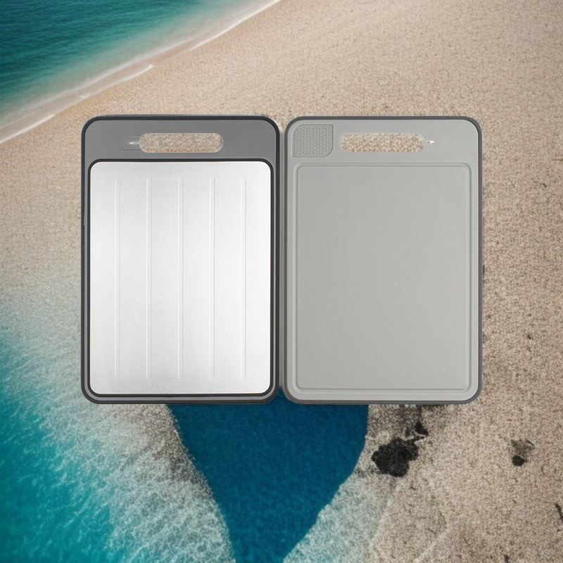 다용도 양면 도마 알루미늄 도마 양면 도마 그라인더 마늘 그라인더 해동 공구