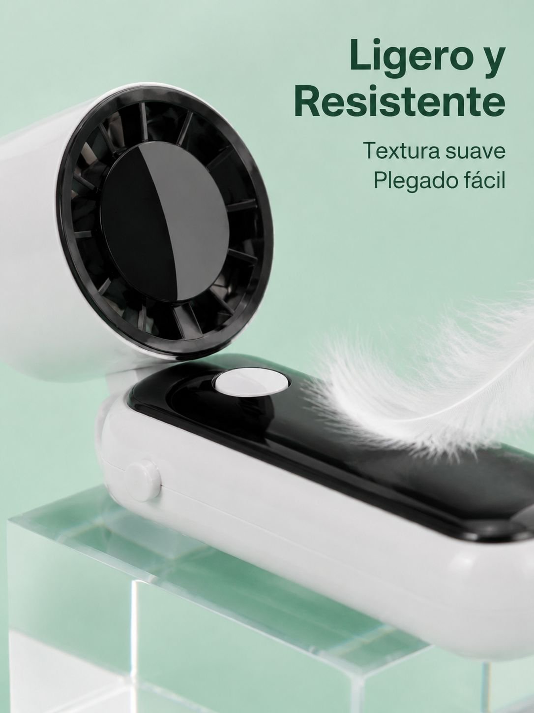 Ventilador de mano plegable portátil