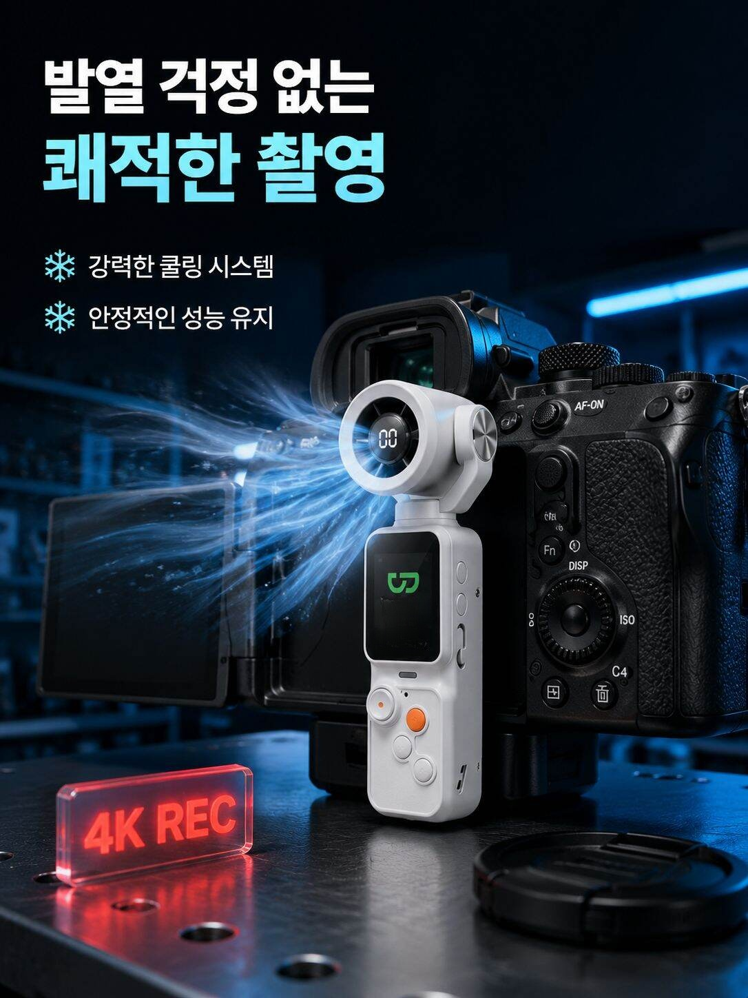 4K 고화질 카메라 전용 쿨링 팬