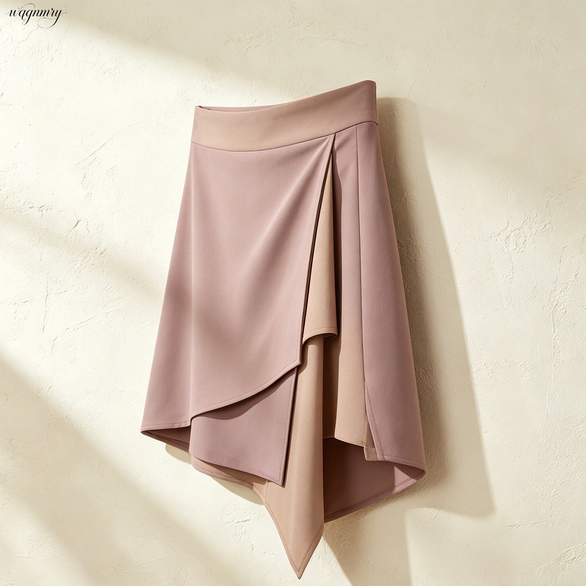 アシンメトリーAラインミニスカート