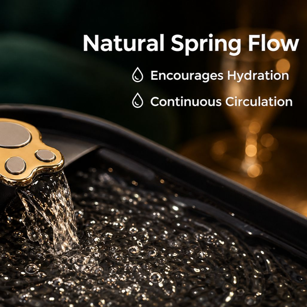 Smart Automatic Cat Water Fountain, Circulating Filter, Silent Pet Water Pump