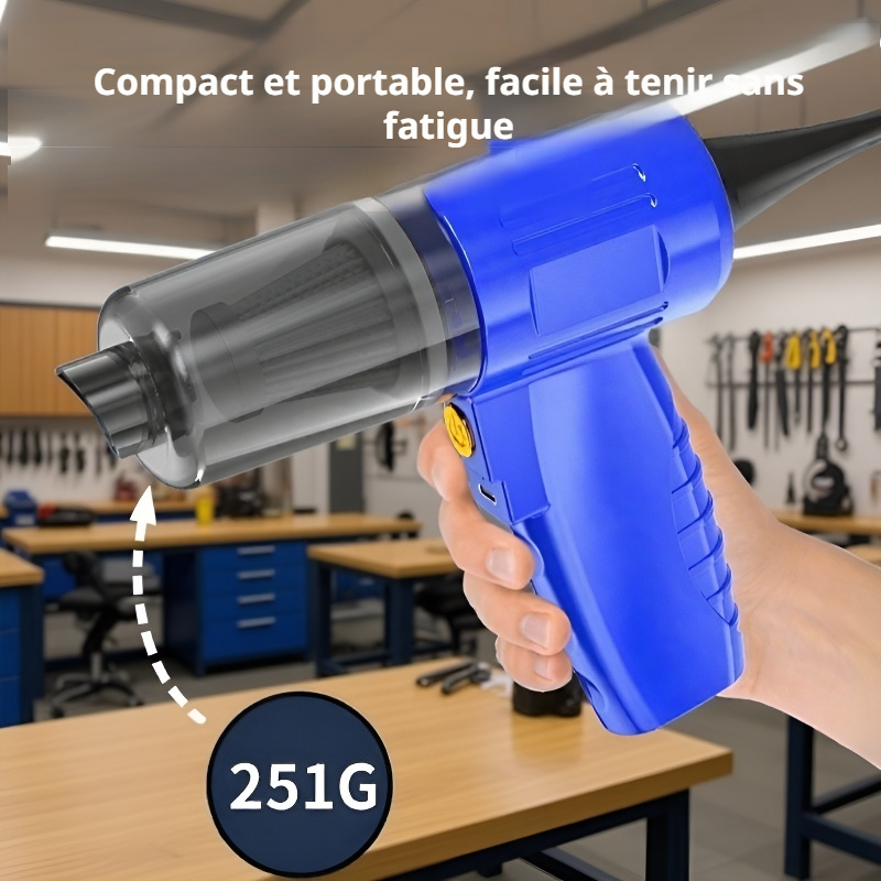 Aspirateur de voiture sans fil portable à main