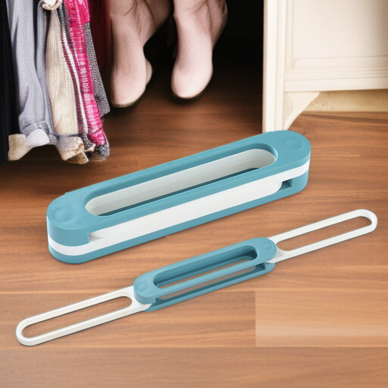 Wall-mounted punch-free slipper rack in modern bathroom
