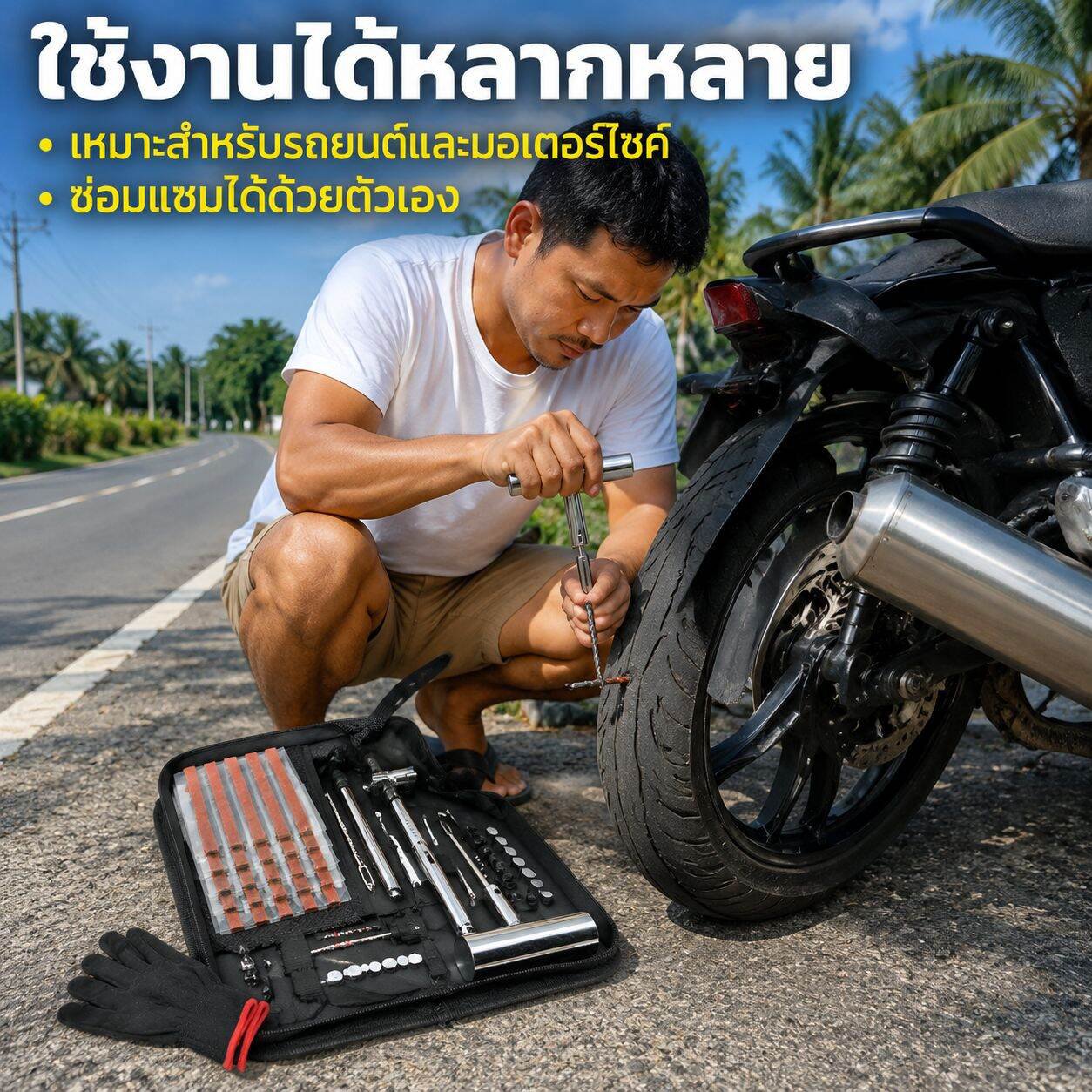 ชุดเครื่องมือซ่อมยาง